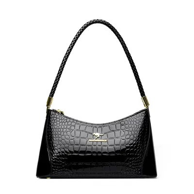 Chic Embossed Leather Purse